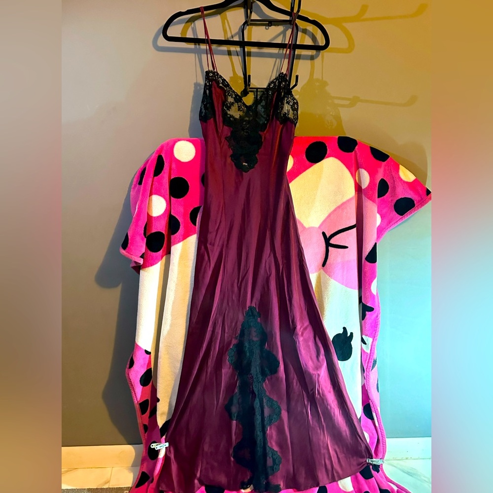 vintage Victoria secret 100% silk slip dress
